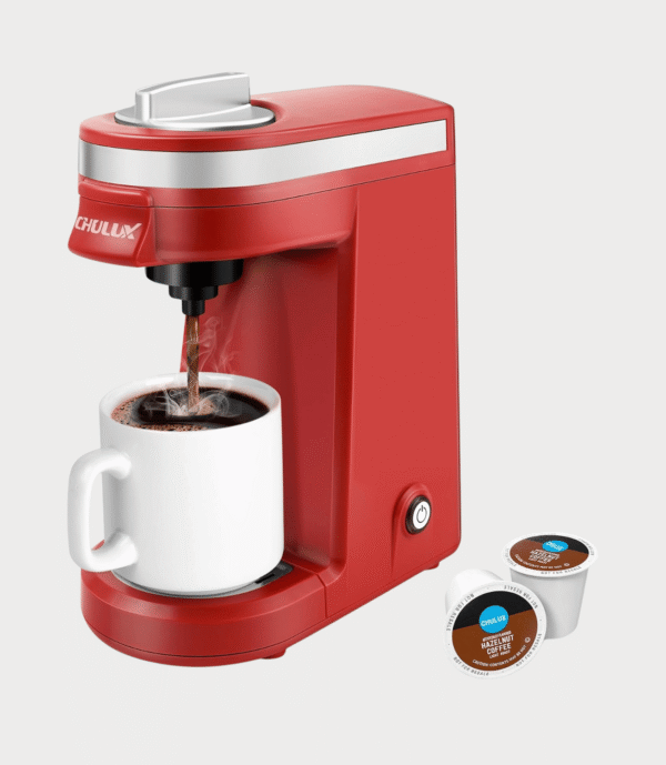 CHULUX Single Serve Mini Coffee Maker Pod Coffee Machine