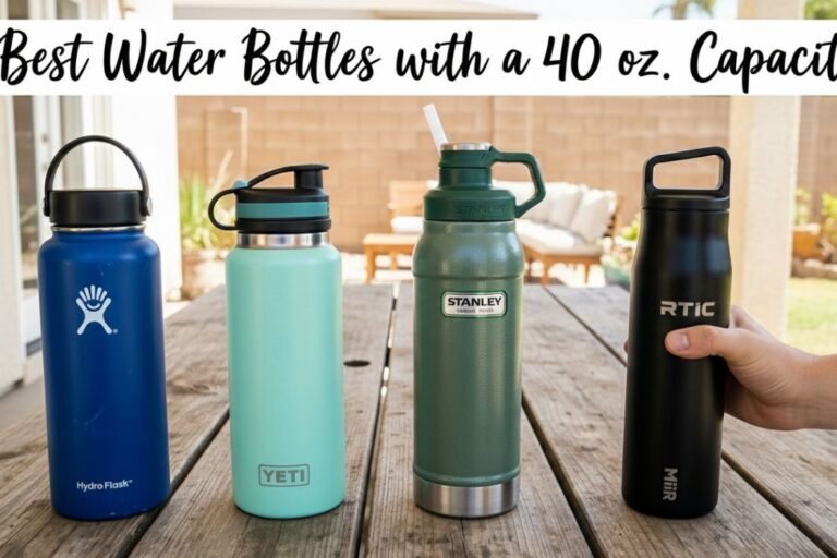 Best Water Bottles with a 40 oz. Capacity