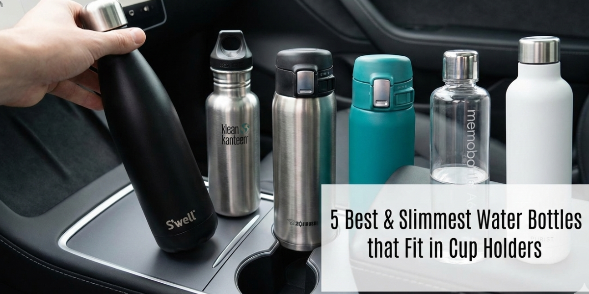 Best & Slimmest Water Bottles that Fit in Cup Holders